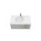 Castello Usa Thames 36-inch Gray Vanity Set with White Top and Gold Handles CB-MC-36G-GLD-20146-WH - alternate 5
